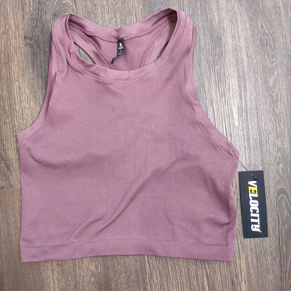 NWT Velocity Tank Bra in Mauve